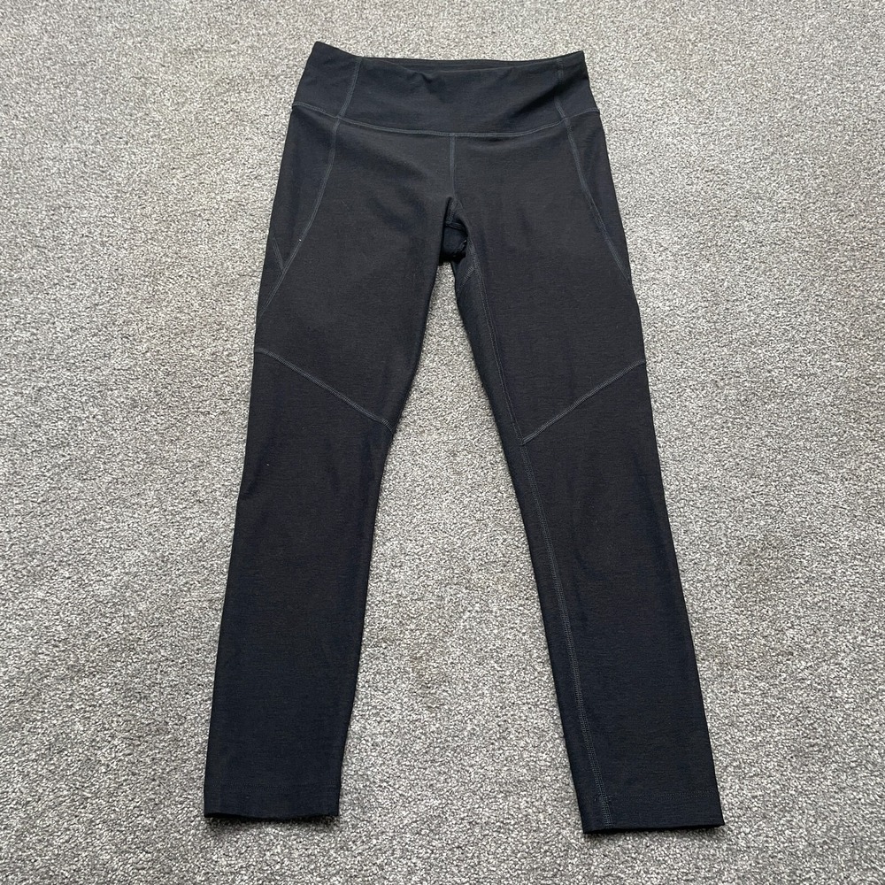 Outdoor Voices Leggings Adult Small Black Crop Mid Rise Yoga Running Ladies